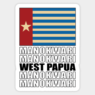 Flag of West Papua Sticker